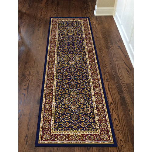 The Conestoga Trading Co. Oriental Navy/Red Area Rug & Reviews Wayfair